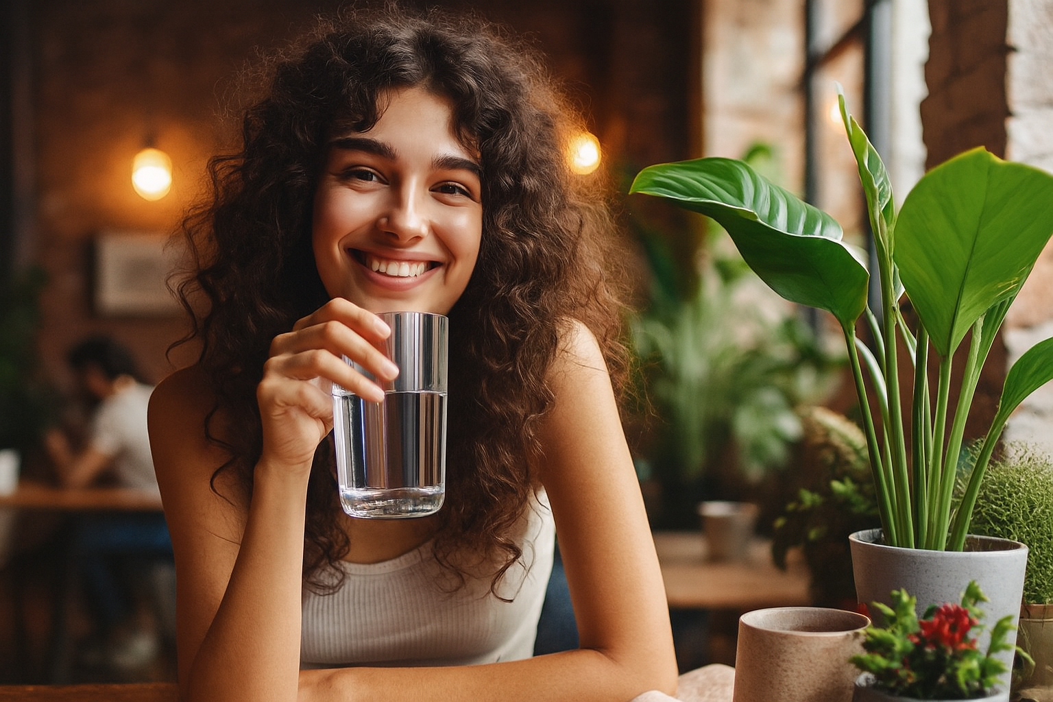 drinking pure water drinking pure water